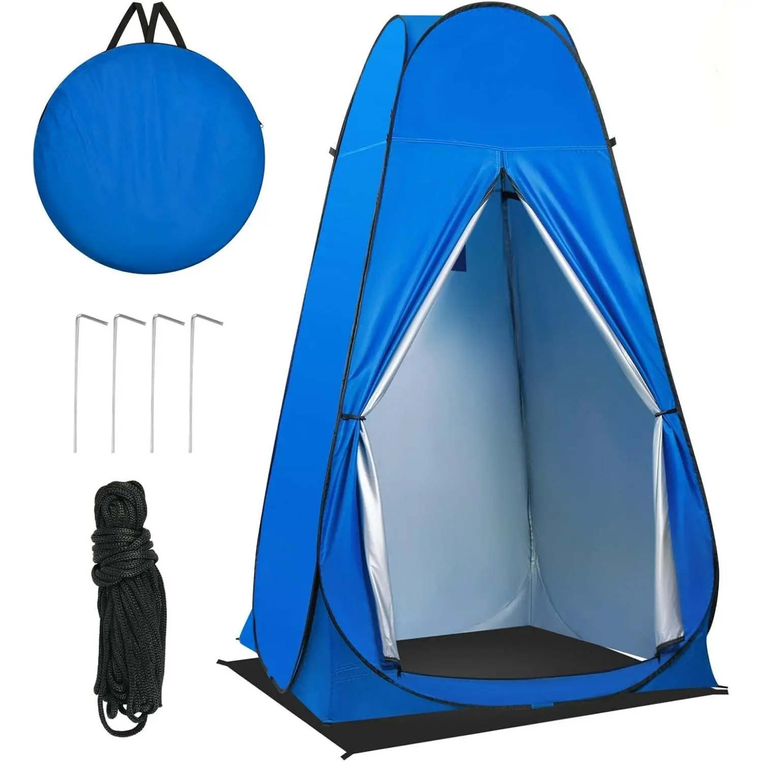 Pop Up Pod Changing Room Privacy Tent, Portable Outdoor Shower Tent, Camp Toilet, Rain Shelter for Camping, Easy Set Up, Foldable - with Carry Bag