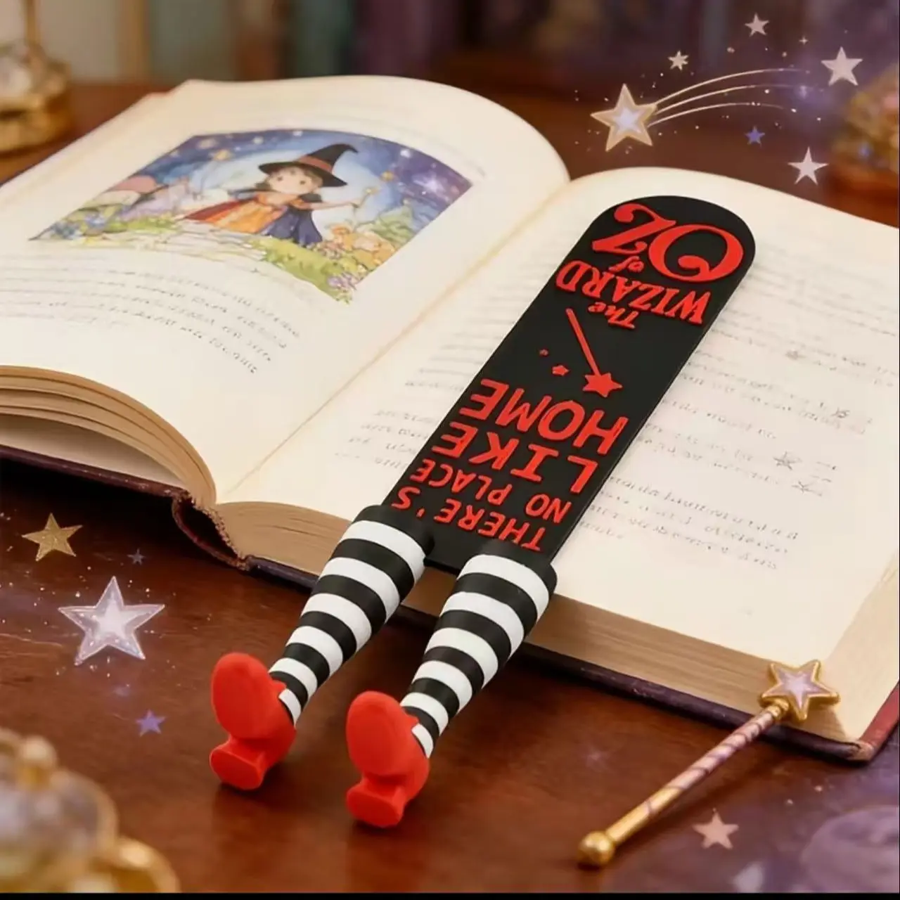 Witch Leg High Heel Shoe Bookmark, Cute Quirky Creative Fun Bookmark, Durable Pla Material, Gift for Book Lovers, Students, DIY Book Accessory