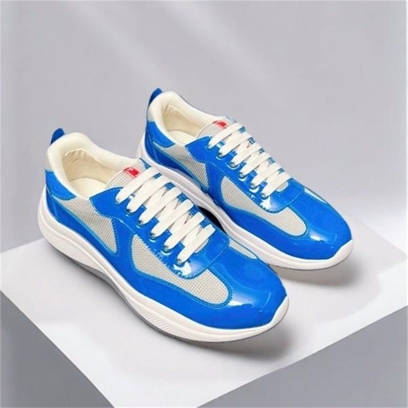 2026 High-Quality Patent Leather Fashionable Casual Sports Sneakers Breathable White Shoes Classic Men's Shoes