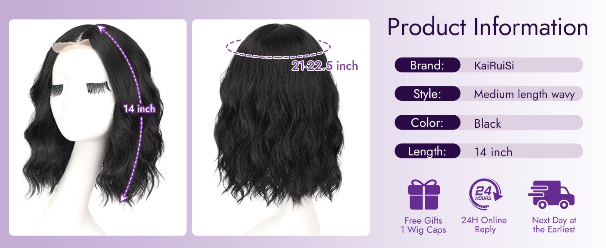 DLB Hair Topper for Women - 14 Inch Curly/Wavy Clip-In Hairpiece for Thinning Hair Natural Base Soft Synthetic Fiber for Daily Volume & Softness Rich gradient colors extensions