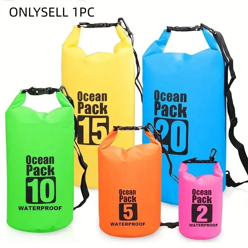 Waterproof Dry Bag, Colorful Waterproof PVC Dry Bag, Outdoor Swimming, Rafting & Kayaking Dry Bag, Boating Accessories, Dry Bags Waterproof