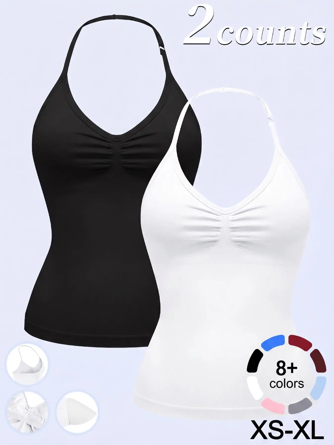 1/2/3/4 Pcs Women Longline Strappy Top Fitness Sports Yoga Gymwear Tanks Workout Stretchy Activewear Sportswear Activewear Outdoor Running Tops