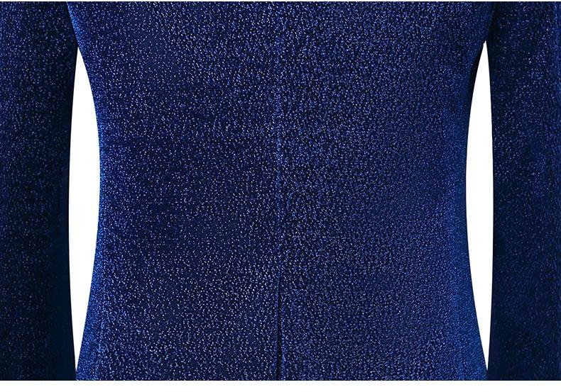 Men's Slim Fit 3-Piece Color Block Suit  Notch Lapel Light Business Groom Wedding Tuxedo, Center Vent