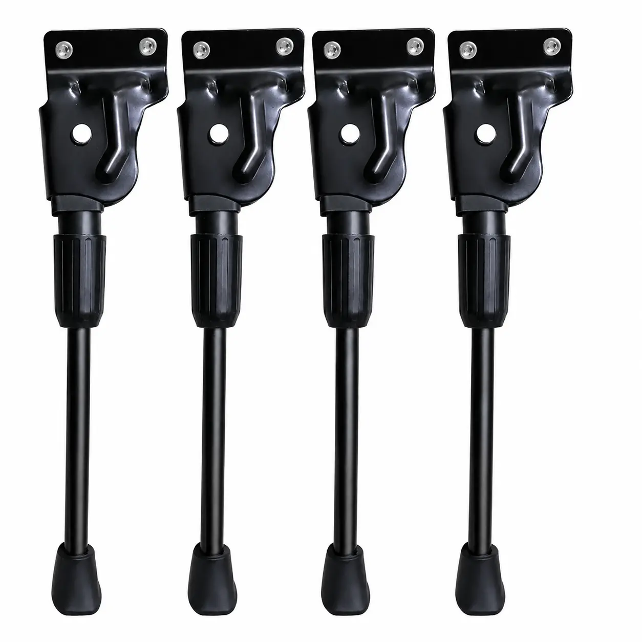 Unisex Adult Heavy-Duty Dual-Mount Type Mountain Bike Kickstand, Corrosion-Resistant Steel Construction, Non-Slip Footpad, Adjustable Size for 20-in to 27.5-in Wheels, Stable Parking Cycling Gear for Ebikes