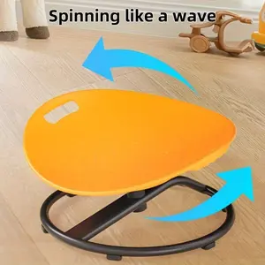Swivel Chair, Sports Type with Ergonomic Wave Motion Design, Non-Slip Metal Base, Durable Plastic, Wavy Seat, 4 Colors, Ideal for Training/Sports/Rehabilitation Centers