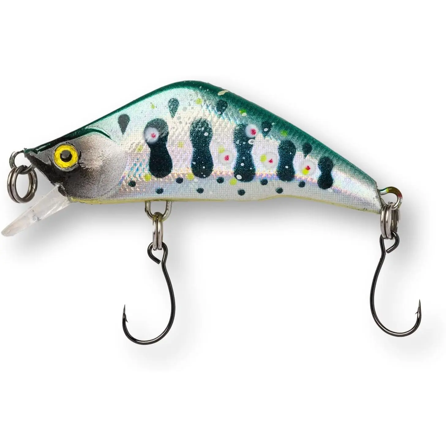 Widdle Wobbler 50 – Ultralight 4g Wobble Minnow Crankbait Fishing Lure (50mm) – Wounded &  Series – Single Barb Hook – Trout, Bass & Panfish Lures
