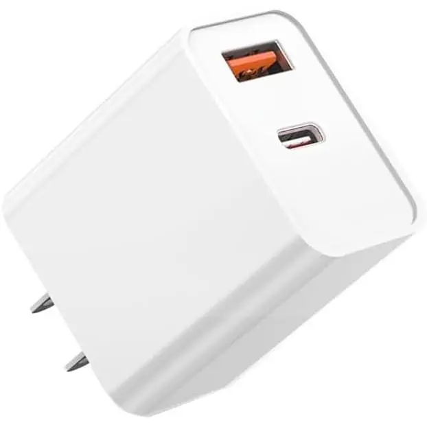 USB C Charger Block for ,20W  Port  Wall Charger,USB C & USB A Power Adapter Type C  Brick Plug for  Air/17 Pro Max/17e/16e/16 ProMax/16Plus/15/14/13/12/11,iPad Pro,AirPods