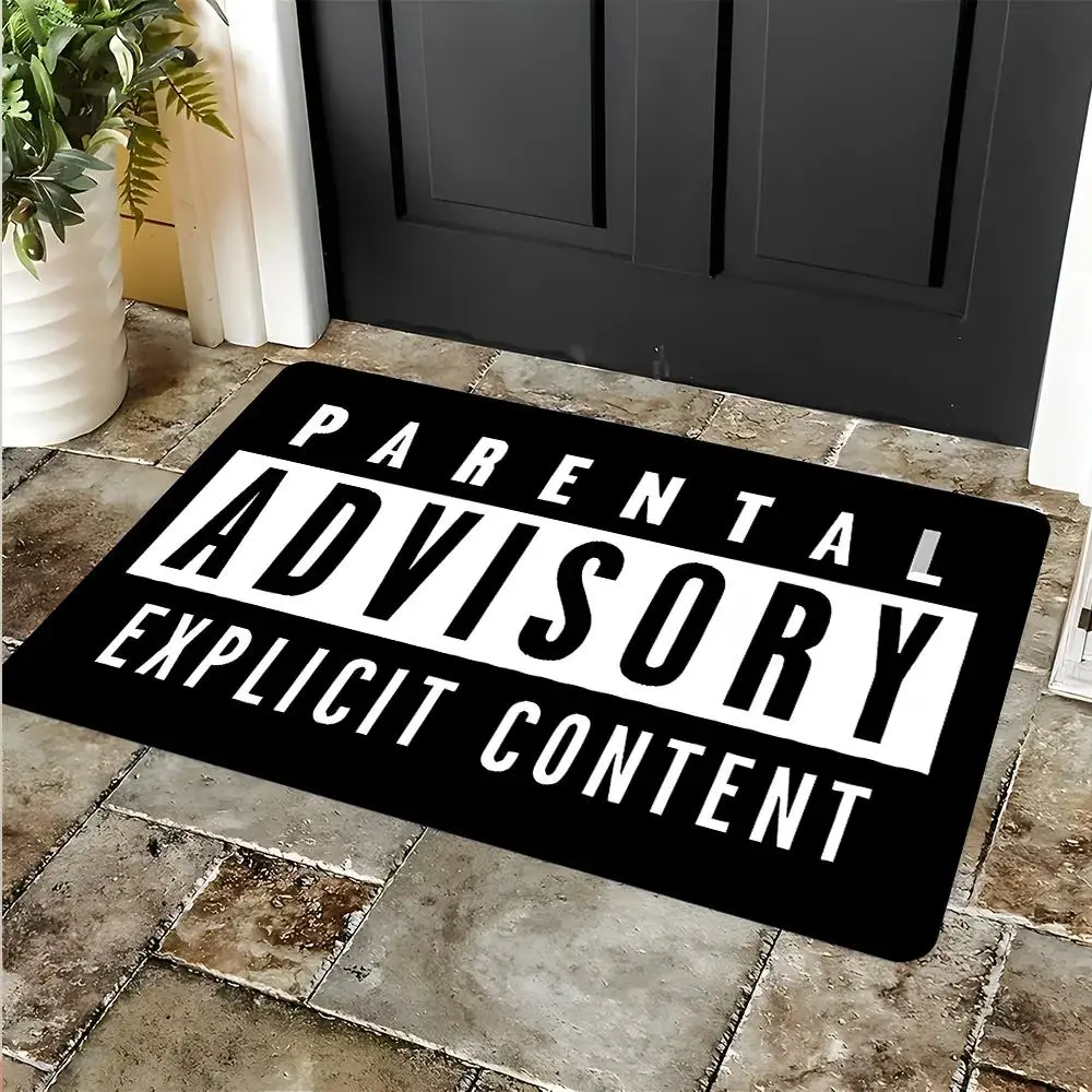 Hiphop Style Design Doormat, Trendy Entrance Rug, Non slip rug, Highly Absorbent Floor Mats, Anti-slip Quick drying Soft Carpets, Suitable for Multi-scenario, Indoor Outdoor Entrance Carpet Home Decor, Home Decorative Rugs, Waterproof Area Rugs
