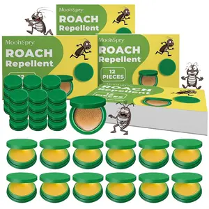Powerful Cockroach Gel Bait & Indoor Roach Killer for Home, Effective Roach Repellent Trap Infestation Solution, Easy-to-Use Cockroach Deterrent for Kitchen, Home, RV, Corner, Pet Safe