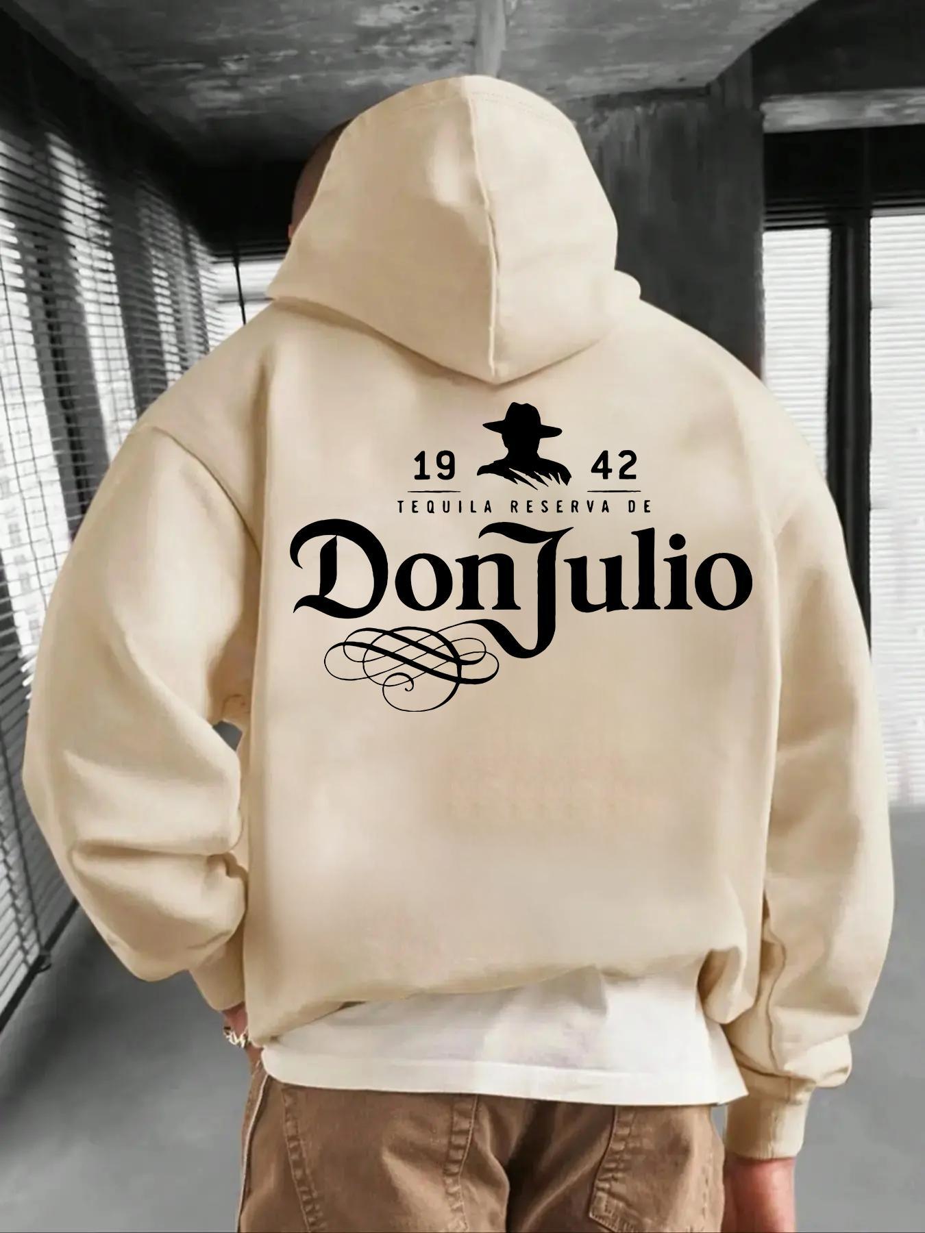 Men's Letter Print Drop Shoulder Hoodies, Fashion Casual Regular Fit Drawstring Pocket Hooded Sweatshirt for Daily Holiday Outdoor Wear, Graphic Print Hoodie, Men Clothes for Fall & Winter