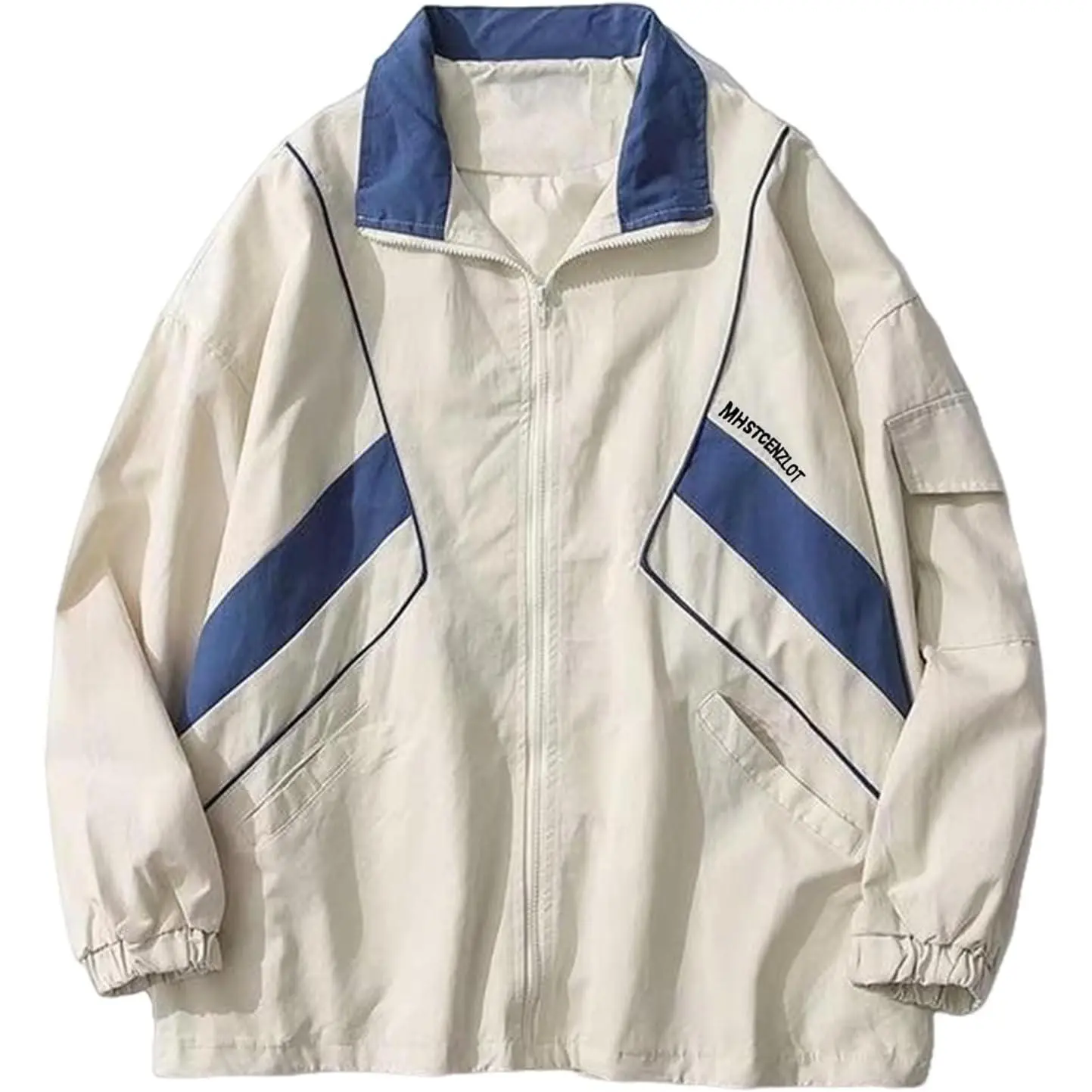 Arssm Women Windbreaker Jacket Y2k Varsity Jackets Oversized Vintage 90s Jacket