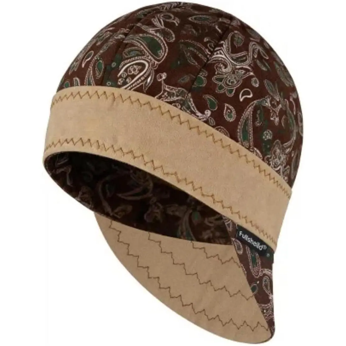 Men's Reversible Protective Welder Cap, CAT 2 FR, 6-Panel Lightweight Print Hat – Stays Airy During Summer Fabrication