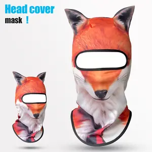 3D Print Funny Pattern Balaclava Full Face Mask, Breathable Lightweight Comfortable, Ideal for Cycling, Travel, Role Play