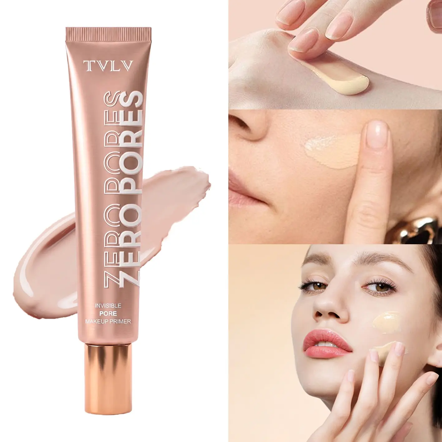 Natural Long-Lasting Invisible Pore Concealer Primer, Smooths Skin Tone, Enhances Radiance, Multi-Functional Makeup Base