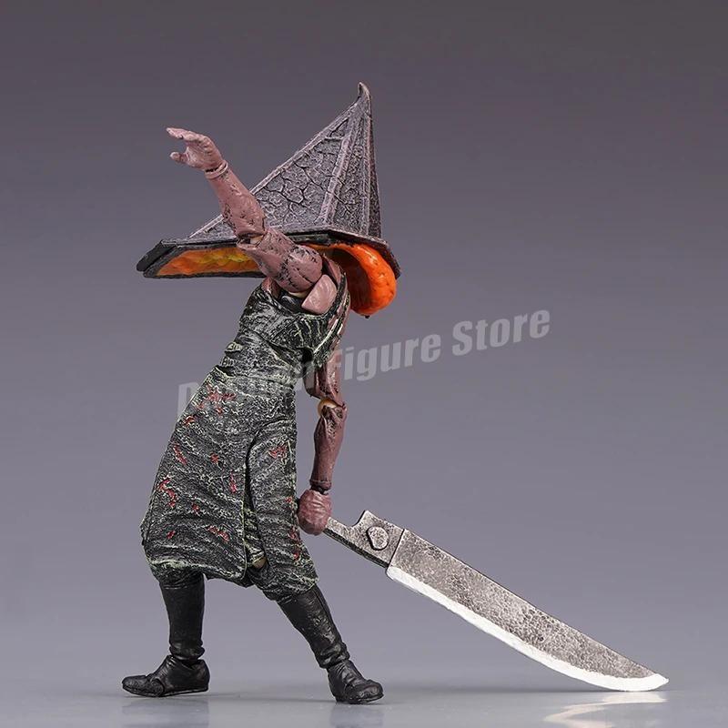 Figma Sp-055 Silent Hill Pyramid Head Action Figure 17cm Red Pyramid Thing Revelation 3D Figure PVC Bubble Head Nurse Model Toys popular