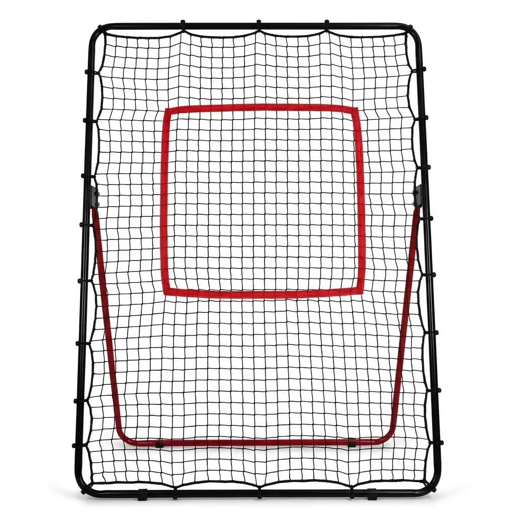 7 x 4 Ft Volleyball Rebounder Net, Multi-Sport Bounce Back Trainer with 5 Adjustable Angles, Heavy Duty Training Net for Backyard, Indoor & Outdoor Practice