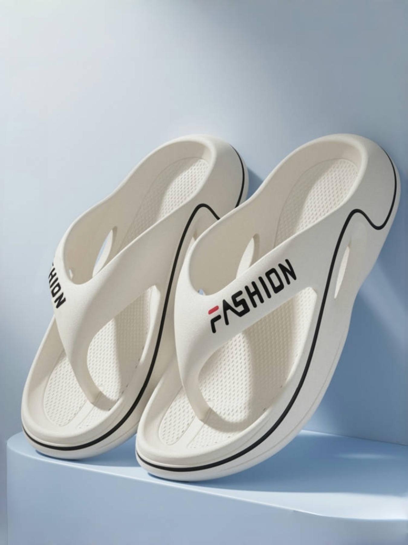 Unisex's Solid Color Orthotic Slides, Casual Comfortable Breathable Beach Sandals, Foot Care Slippers for Indoor & Outdoor Wear