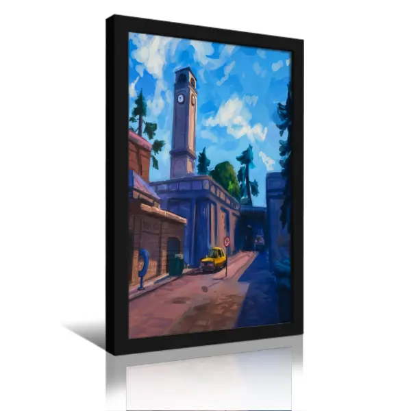 Fort-Inspired Video Game Canvas Poster - Waterproof Vibrant Unframed Gaming Print, Multi-Size Gamer Decor, Black Aluminum Frame Wall Ornament, Gift for Teen Gamers, for Boys Room or Game Room Home Decor