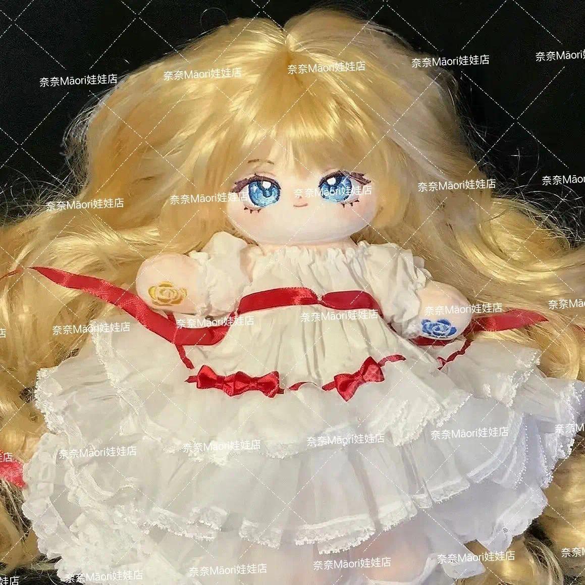 Stuffed 25cm Anime Genshin Impact Navia Cute Long Leg Body Cosplay Cotton Plush Doll Body Dress Up Plushies Toys Figures Gifts