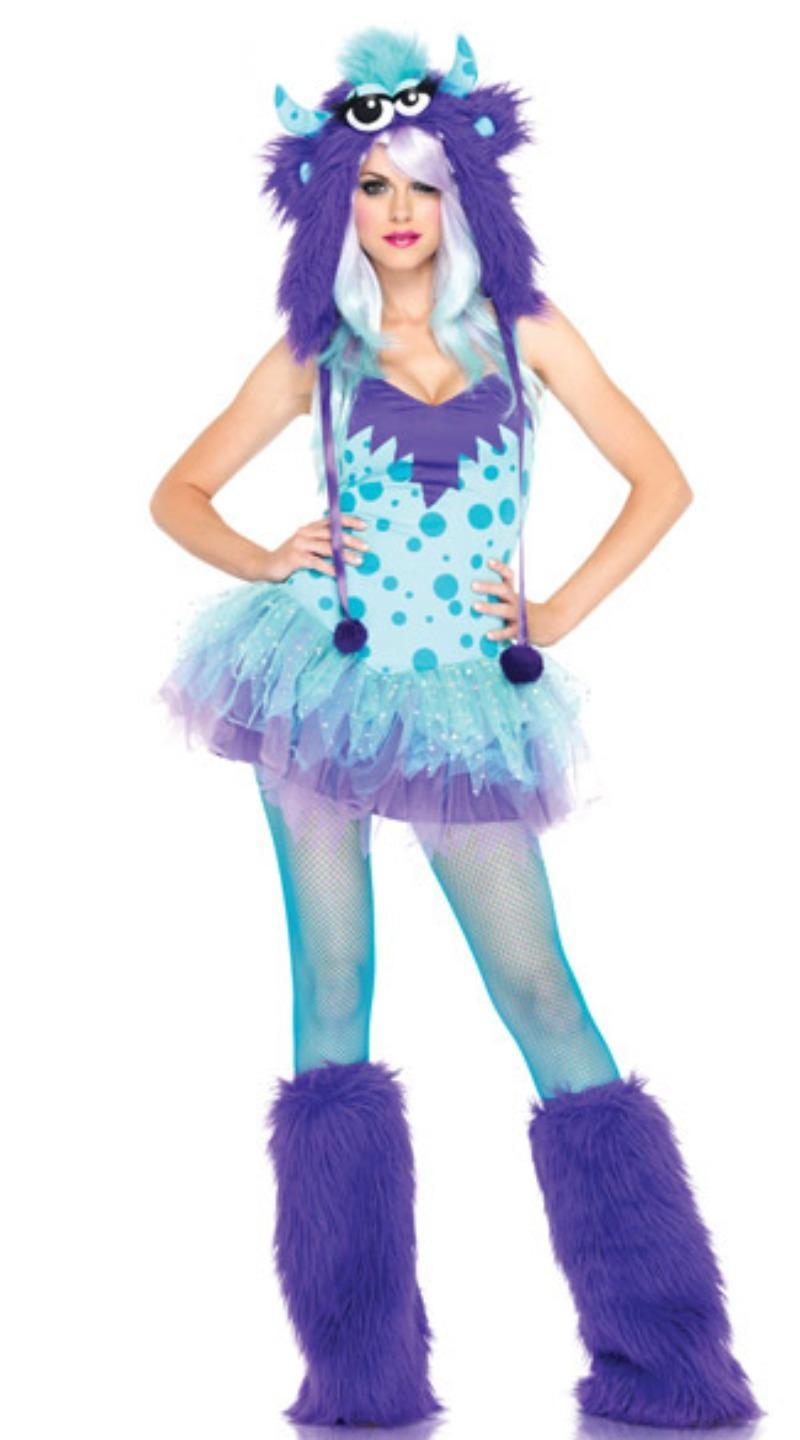 Woman Sexy Animals Costume Bunny White Leopard Fox Roleplay Outfit Hooded Dress with Tail Carnival Halloween Cosplay Party