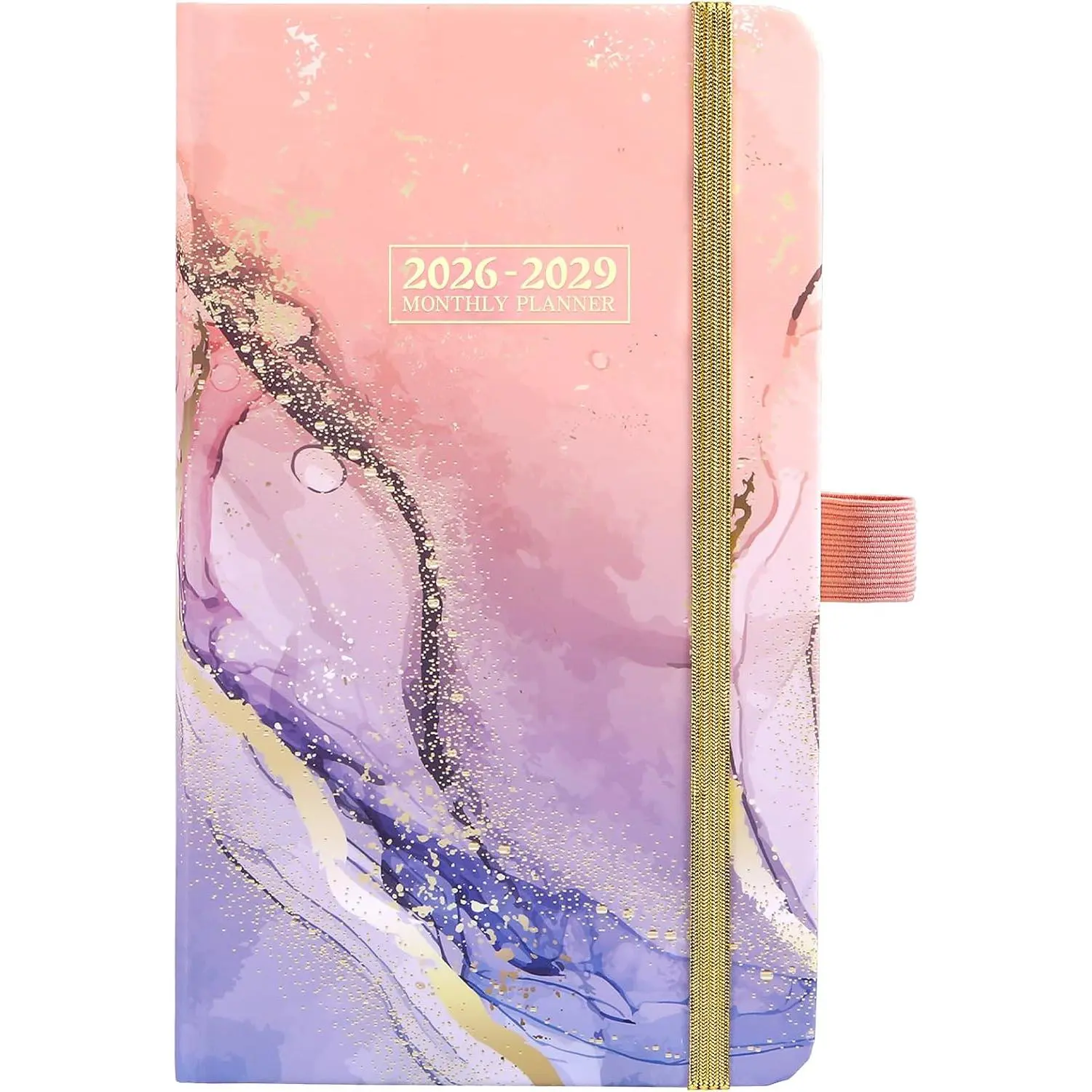 2026-2029 Pocket Calendar, 3 Year Monthly Planner 26-29 Jul.2026 - Jun.2029 | 4" x 6.2", Small Monthly Purse Calendar(36 Months) with Pen Holder, Elastic Closure, Inner Pocket