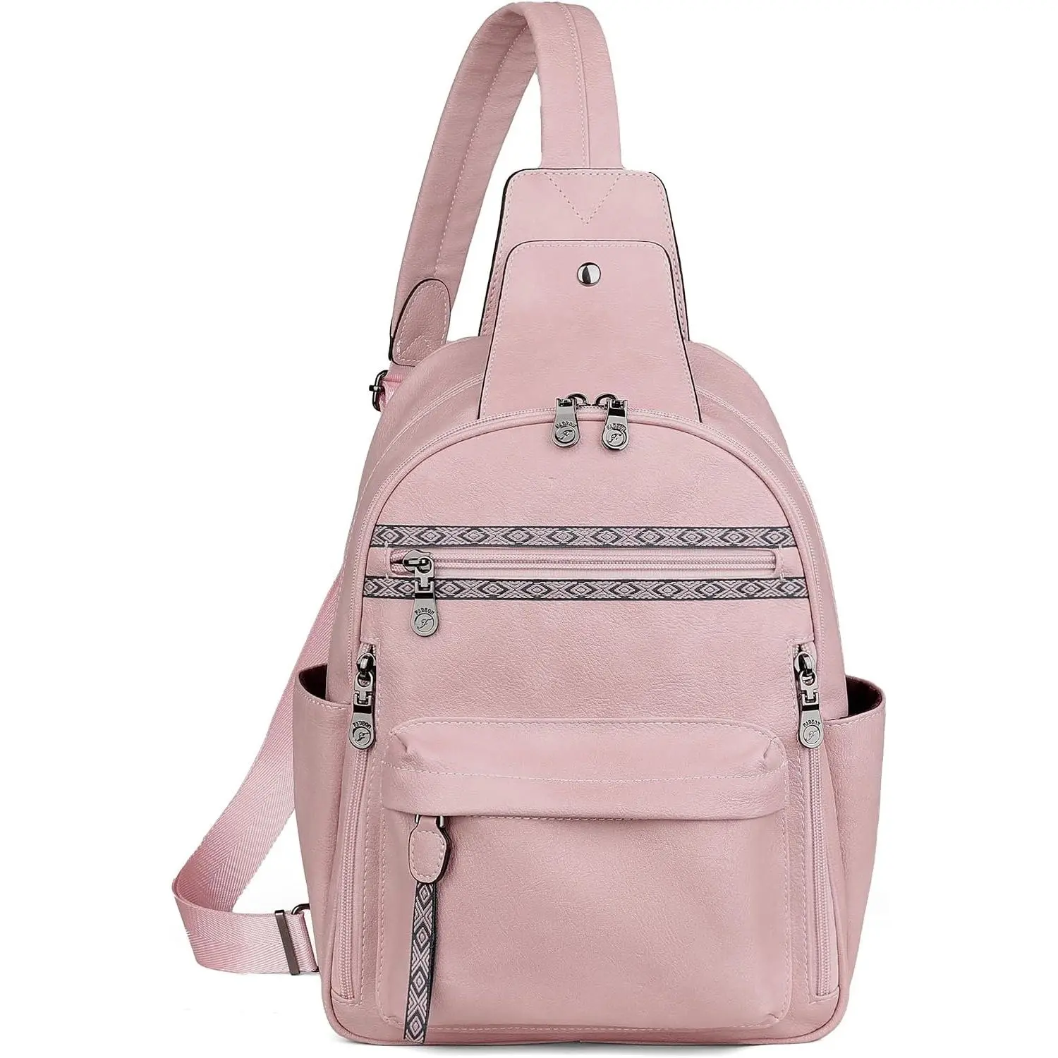 Large Sling Bag for Women, Designer 10L Leather Crossbody Purse | Anti  Sling Backpack, RFID Fanny Packs for Travel, Ideal for  Walking Daily Errands