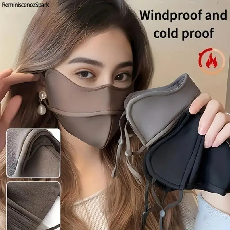 3-Pack Thick Windproof Protective Face Masks – Adjustable, Breathable, Washable, Dust-Proof Design for Daily Commute & Outdoor Errands, Windproof Face Mask, Protective Masks,summerwins