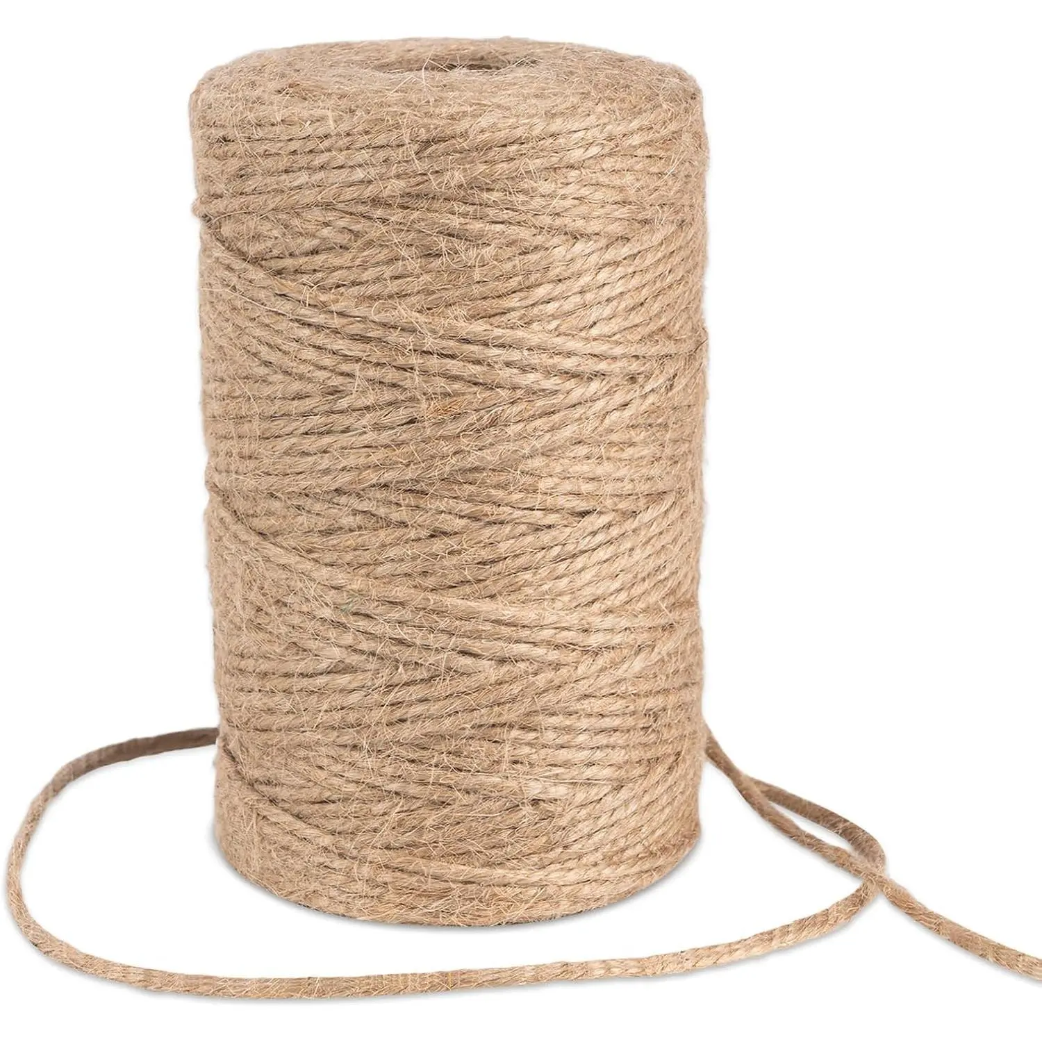 394   Jute Twine String, 2mm Garden Twine Rope, Jute String for Crafts Gardening, Gifts Wrapping, Packing Material, DIY  Decor, Wedding Décor, Knitting Macrame Decor