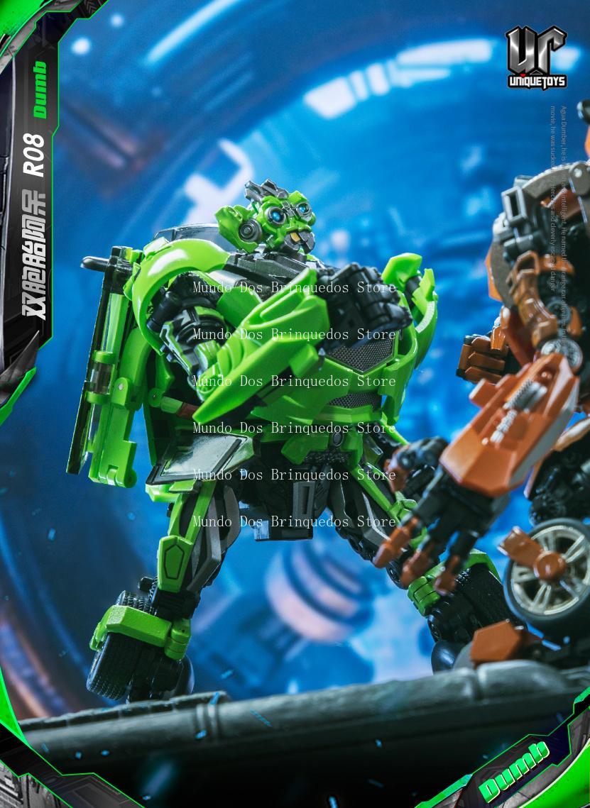 UT Transformation Unique Toys UT-R07 UT R07 R08 UT-R08 13cm Mudflap Dumber Trax Twins Alloy Action Figure Robot