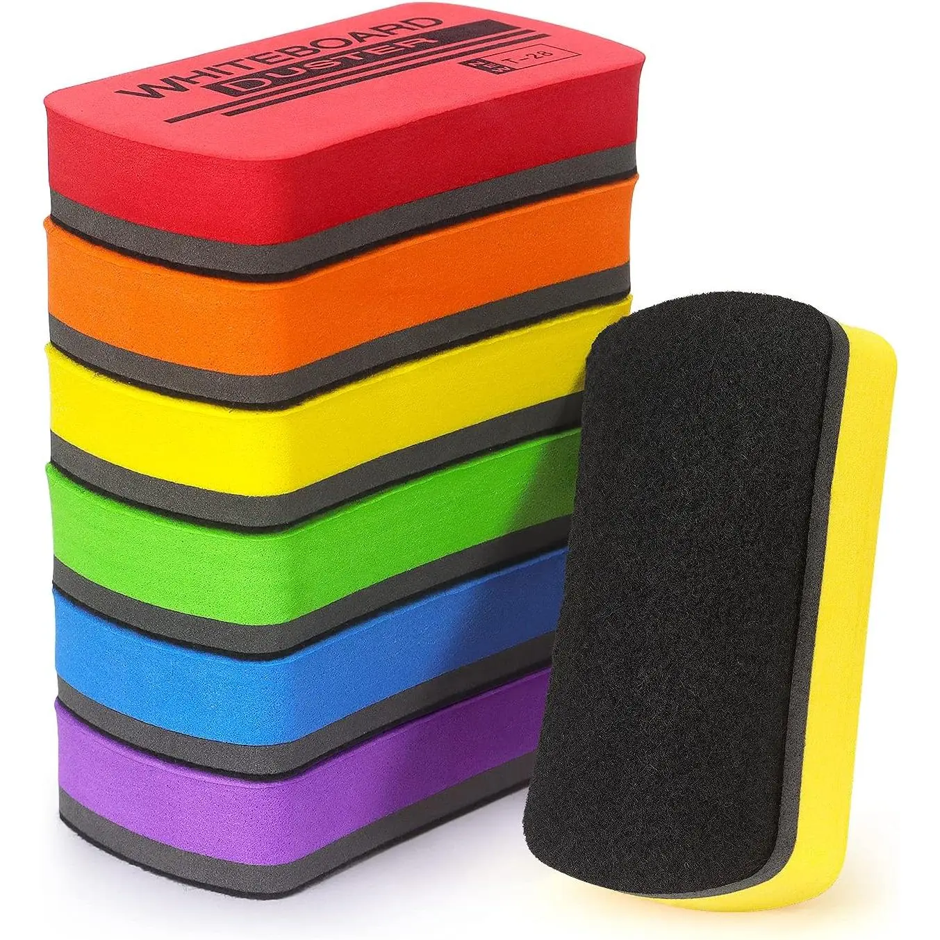 6 Pack  Dry Erase Erasers 4.2" x 2.2" | Whiteboard Dry Erase Eraser, White board Erasers for  Classroom