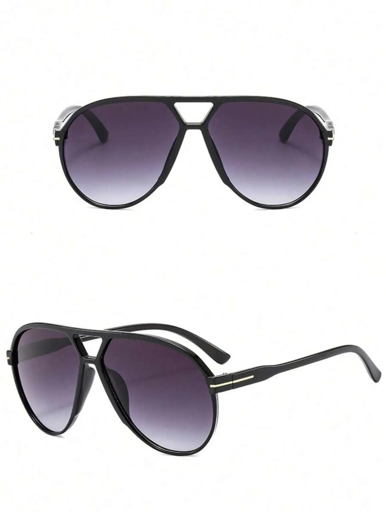 Women's Ombre Tinted Lens Sunglasses, Trendy Casual Full Rim Sunglasses for Everyday Use, Fashion Accessories for Outdoor Activities, Modern Trendy Sunglasses