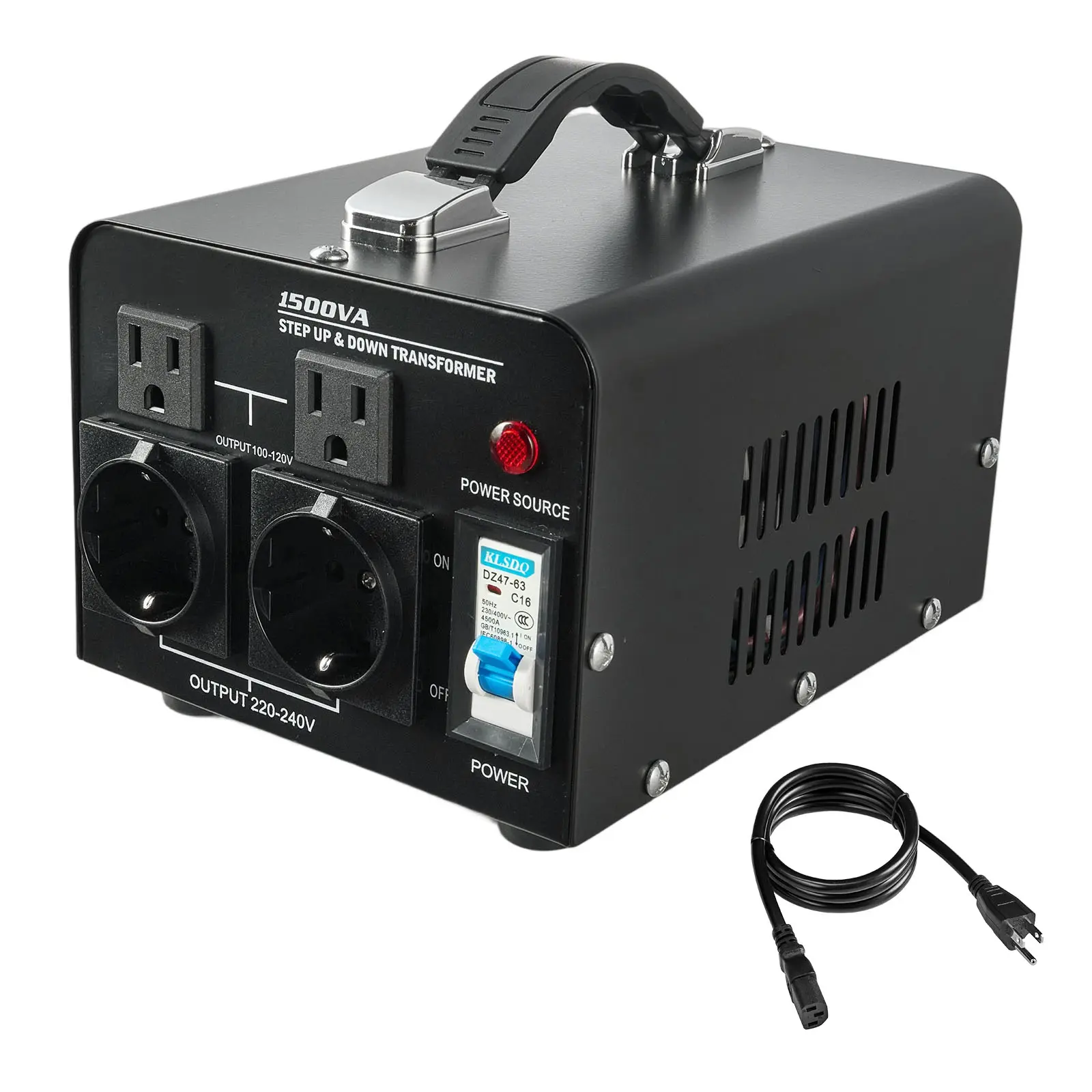 Voltage Converter Transformer, AC 110V and 220V Output Voltage, AC 110V or 220V (Switchable) Input Voltage, Security Comes First