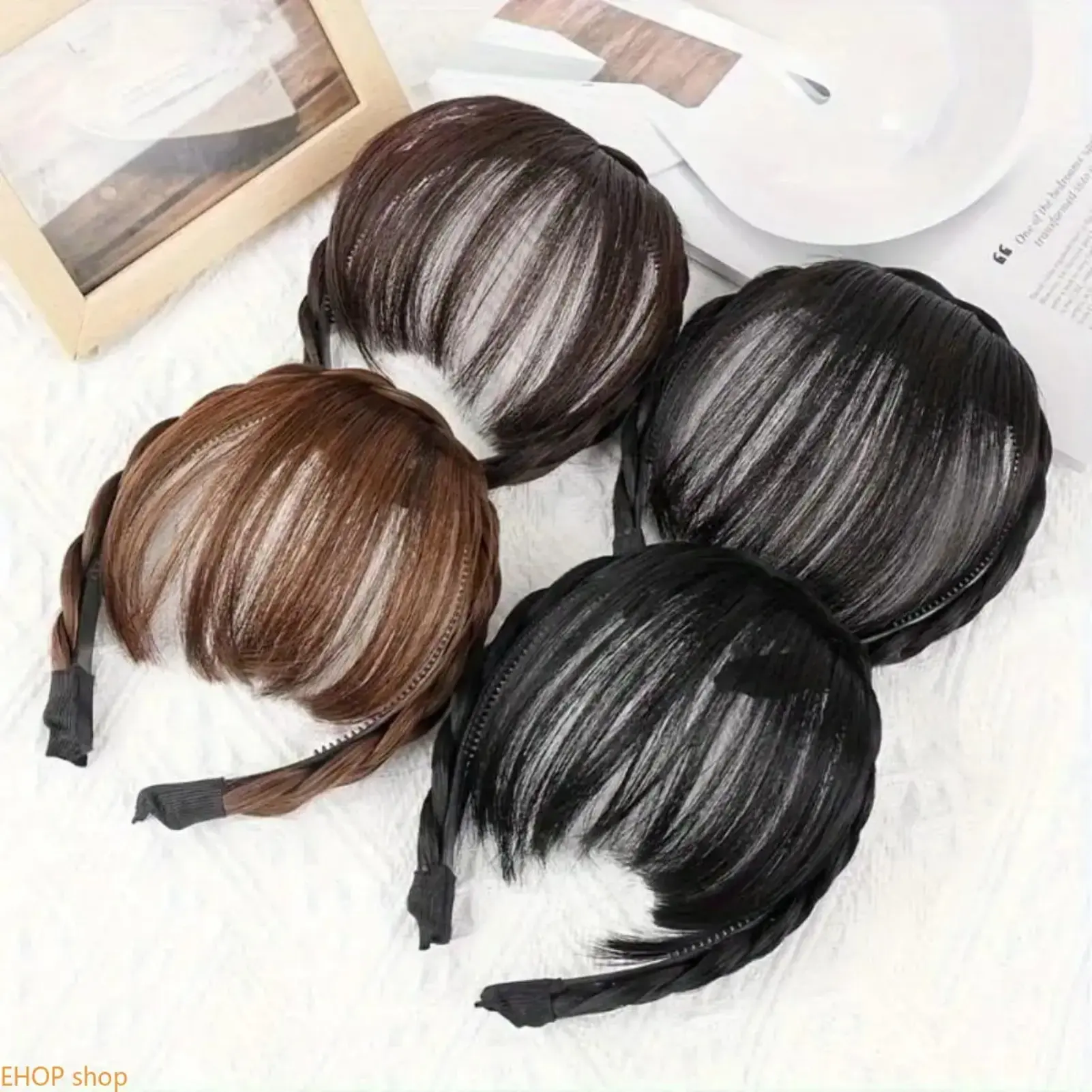 Women Elastic Braided Headband Soft Lightweight Secure Fit Hair Accessory For Daily Party Festival All Occasion Styling