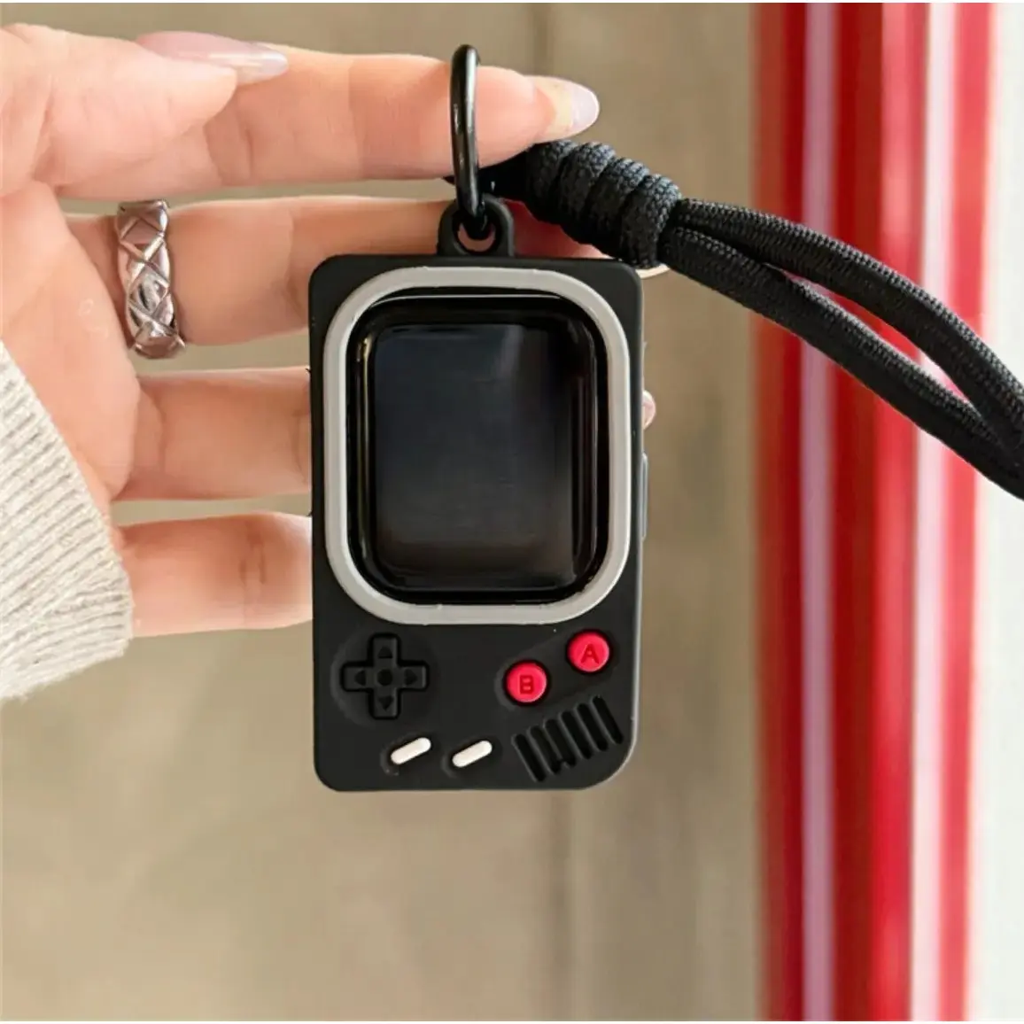 Retro Game Console Style Cute Smart Watch Protective Bumper Case, Y2K Fun Watch Cover, Daily Wearable Protection Accessory