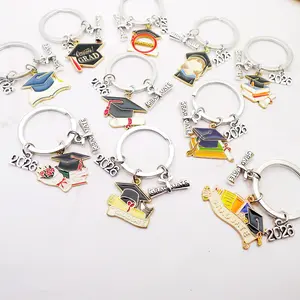 Hot-selling graduation season graduation cap, back-to-school season, graduation season souvenir keychain