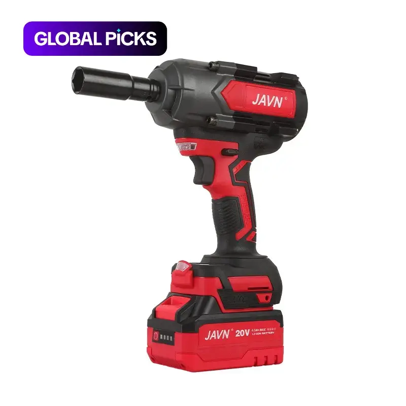 JAVN 1/2 output shaft 20v 800N.m High Torque Heavy Duty Brushless Electric Impact Wrench, Auto Repair Tool JV-HW800, Ideal Gift for Men and Fathers #GLOBAL PICKS