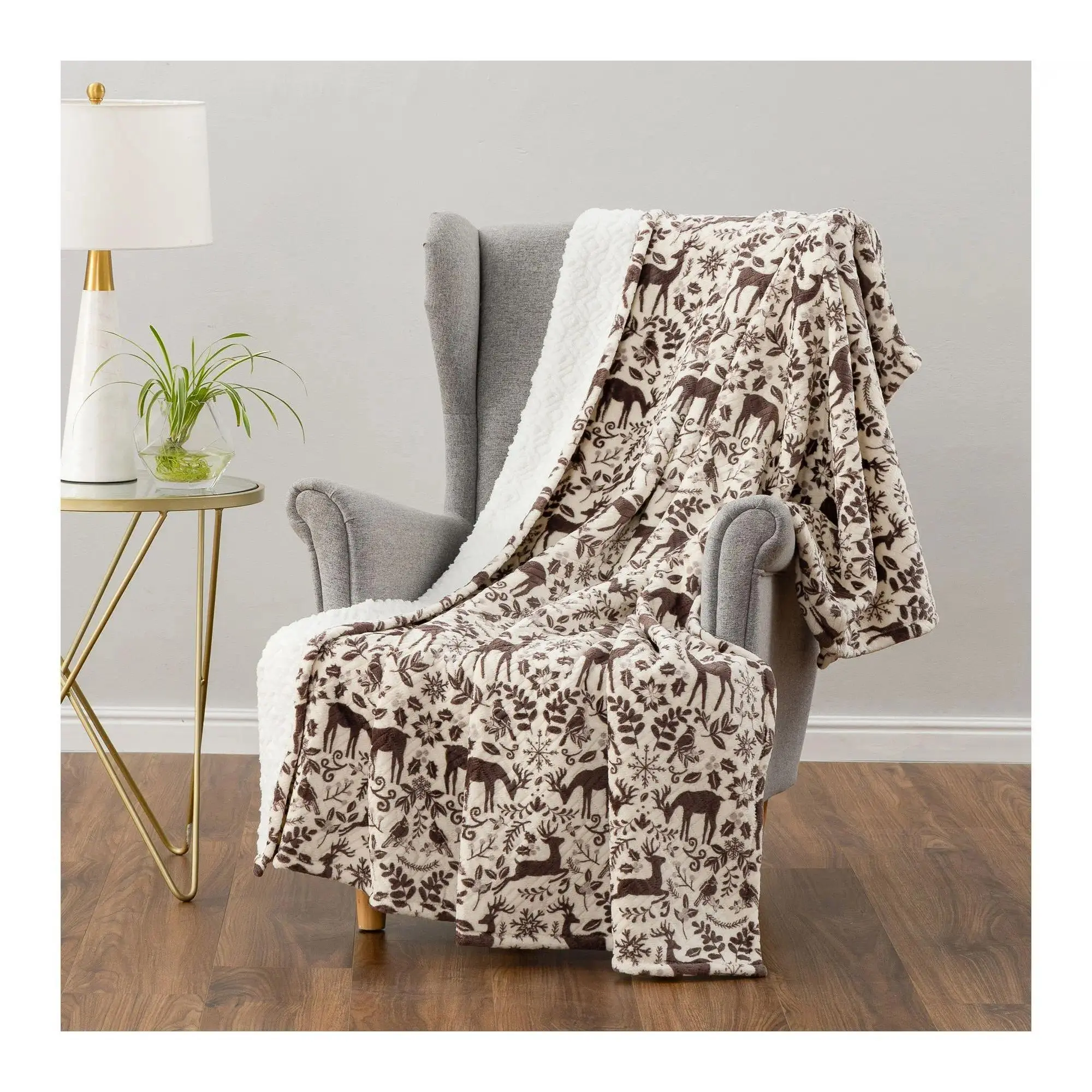 Cooling Blanket Berkshire Alpine Ultrasonic Throw Blankets | Affordable Home Goods Soft Cozy Blanket for Sofa, Bed & Daily Home Use