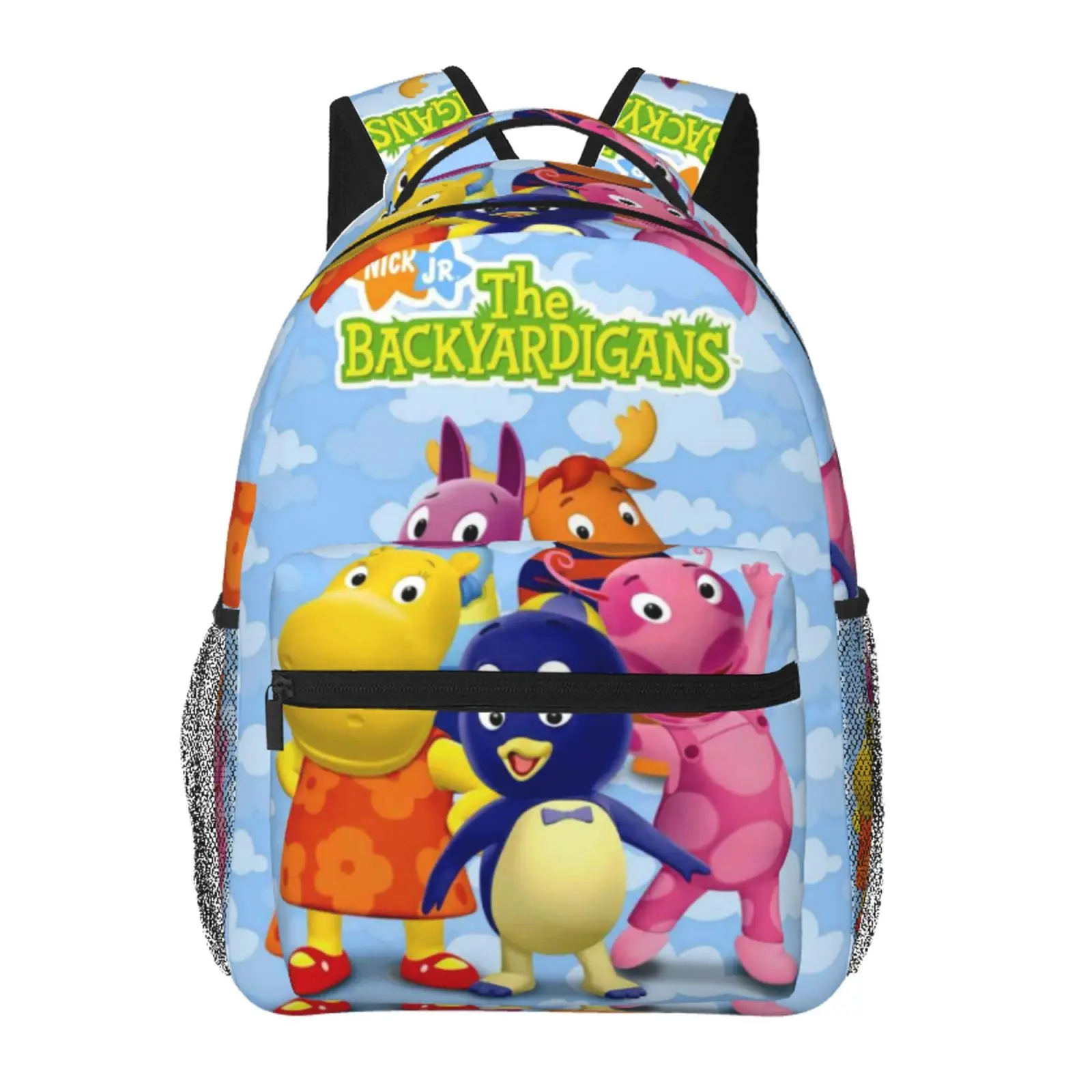 Anime Backyardigans Printed Backpack, Cute School bag for Girls Boys Teens, Cartoon Backpacks Kawaii Kids Lightweight backpack with adjustable straps Bookbag, Travel, School, College, Work, Backpack, Daily Use