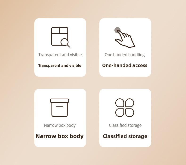 FaSoLa seasoning storage box for kitchen use, transparent with lid, sealed and moisture-proof spice and condiment dispenser box FaSoLa seasoning storage box for kitchen use, transparent with lid, sealed and moisture-proof spice and condiment dispenser box