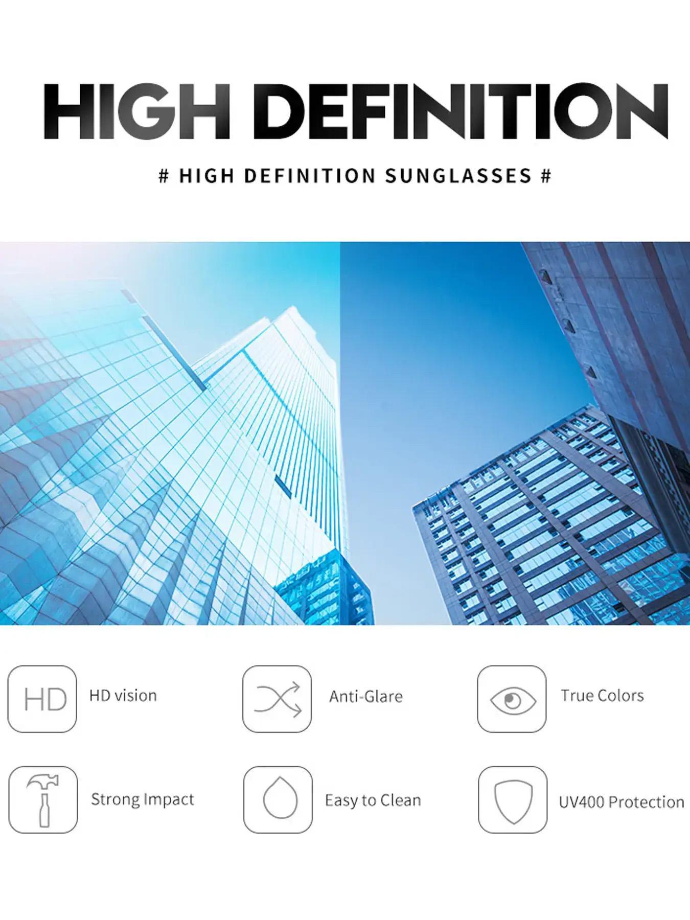 Unisex Cat Eye Shaped Sunglasses, Trendy Casual UV Protection Sunglasses for Everyday Use, Fashion Accessories for Outdoor Activities, Lightweight Durable Sunglasses