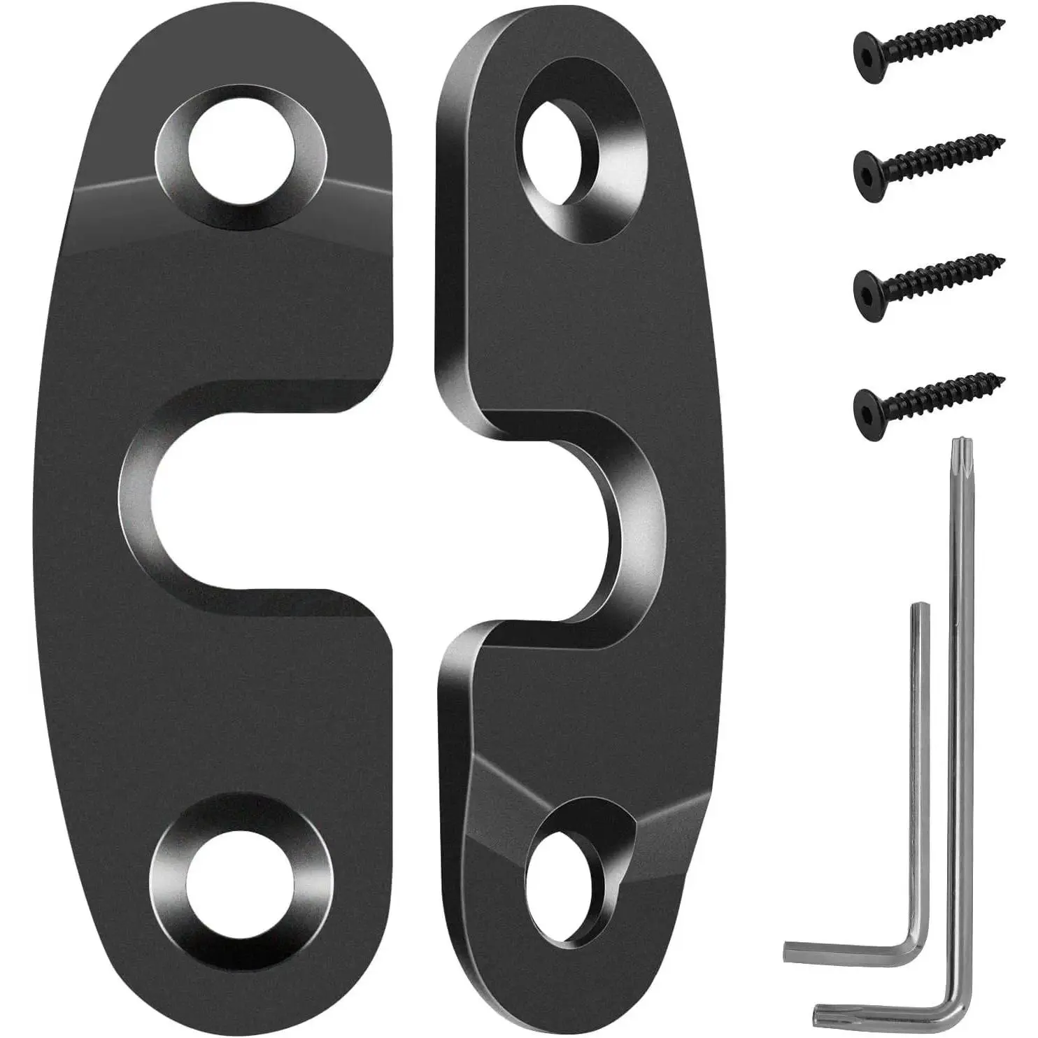 [Father’s Day Gift] Aluminum Alloy Sun Visor Repair Kit - 2 Mounting Clips, 4 Screws, 1 Small Screwdriver, Easy Install & Remove Accessory, Long-Lasting Solution, Effective Repair Tool for Jeep Wrangler JK/JL, Gladiator JT 2020-2023
