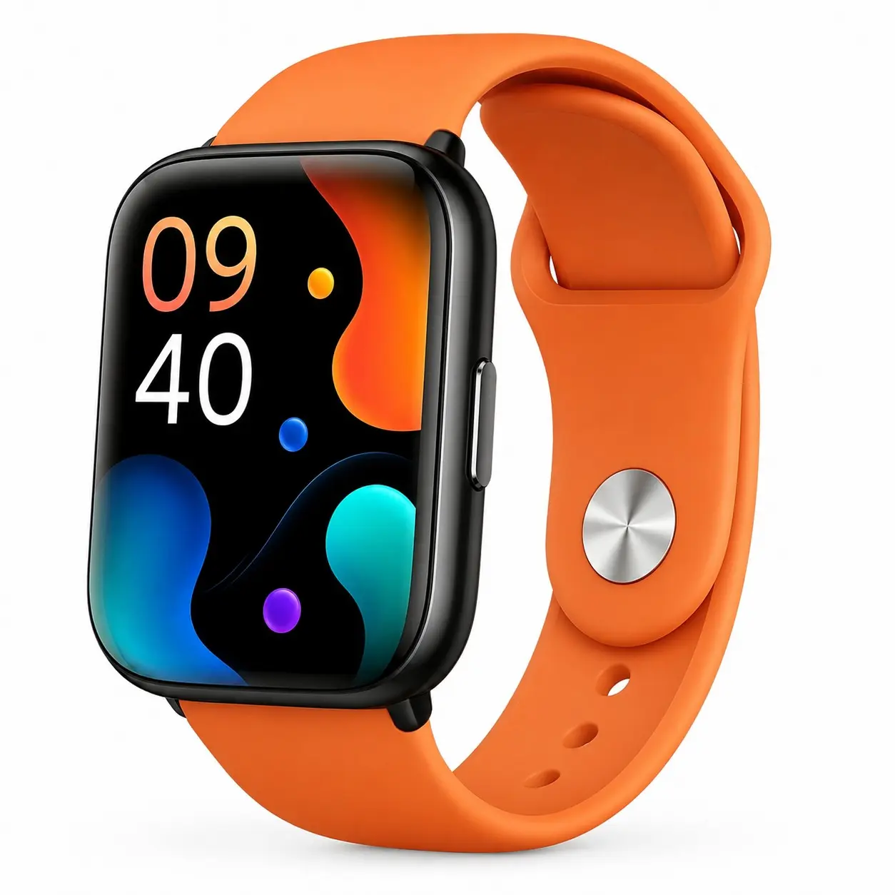 Smart Watch Fitness Band, Supports Sms & Calls, 100+ Sports Modes, Step Counter, Distance & Calorie Tracker, Android & iOS Compatible