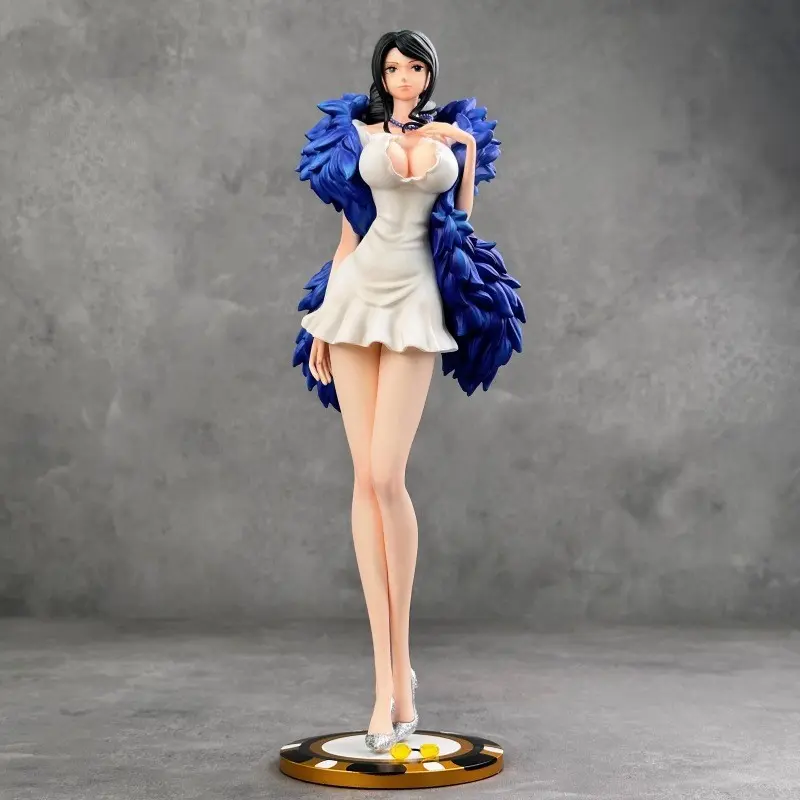 One Piece Golden City Robin Figure, Standing Nico Robin Anime Handmade Model, Collectible for Fans Secondary Dimensional Statue