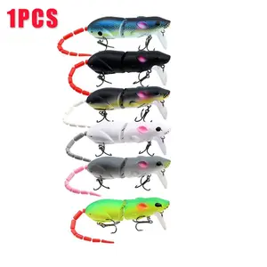 Bionic Mouse Lure 15.5g/15.5cm, Far Casting Pencil Minnow, Artificial Fishing Bait, Realistic Design, Ideal for Bass & Trout, Topwater Fishing Lure, Fishing Gear, Artificial Fishing Lures
