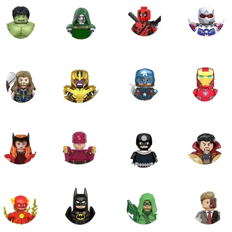 2026 new hot item Super hero Building Blocks Toy Action Figures Assembly Doll Bricks Toy Gift