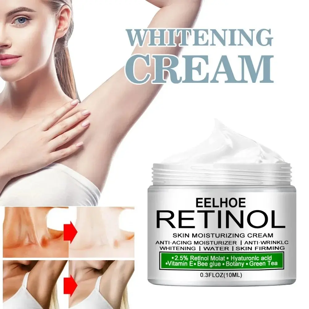 Body Whitening Cream for Private Parts, Underarm Bleaching Serum, Whiten Butt Knee, Brighten Inner Thigh, Remove Melanin