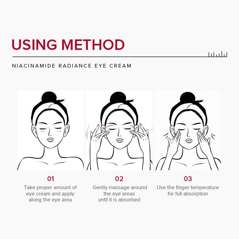 Firming Eye Creams, Niacinamide Radiant Eye Cream, Moisturizing Eye Creams, for Reducing The Look Of Age Spots, Valentine's Day Gift