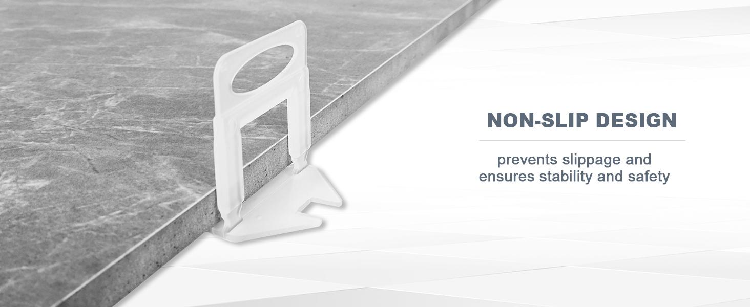 BASIC SUPPLY Tile Leveling Clips Tiles Leveler Spacers - 2000 Spacers Tile Leveling System 1/8 Inch Clips Lippage Free Tile and Stone Installation for PRO and DIY