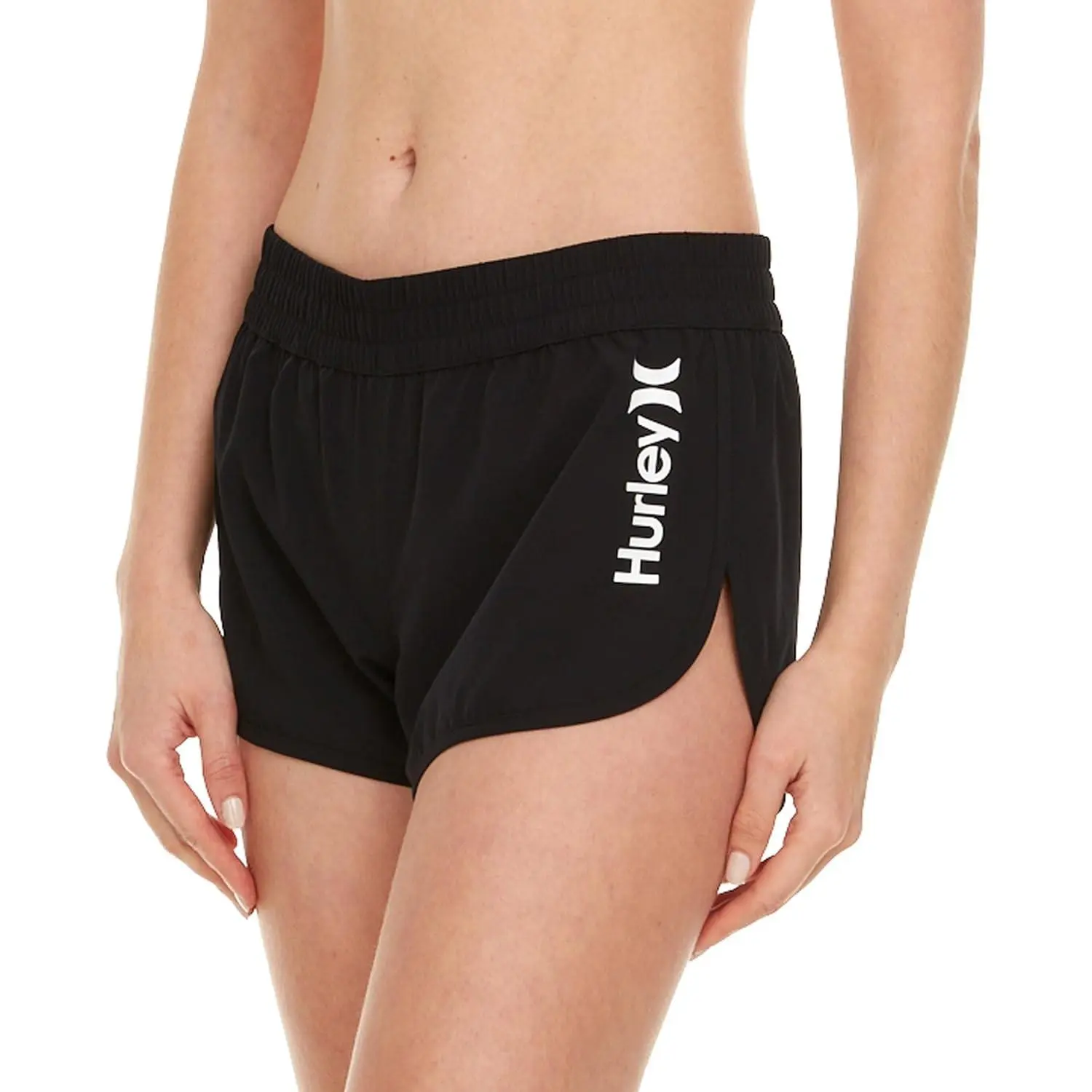 Hurley Women's 3" Swim Board Shorts, Beach Shorts Bathing Suit Bottoms
