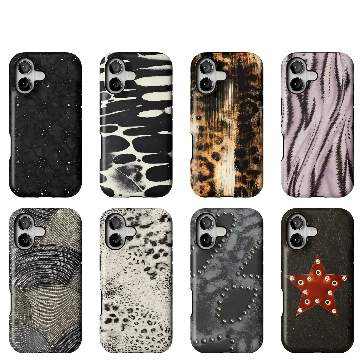 Solid-Color Jungle Exploration Phone Case - Double-Layer Rear Cover, Glossy Protection, Multi-Model, Fits Multiple iPhone & Galaxy Devices, Trendy Gift (Fits iPhone 17 Pro Max, Air 16, 15,14,13,12,11 Pro Max Plus; Samsung Galaxy S25,S26,S24 Ultra,FE), Sma